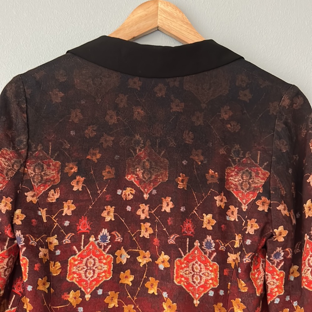 Anthropologie • Cartonnier Telluride Three Quarter Sleeves Ombré Blazer Size 6P - Picture 15 of 17